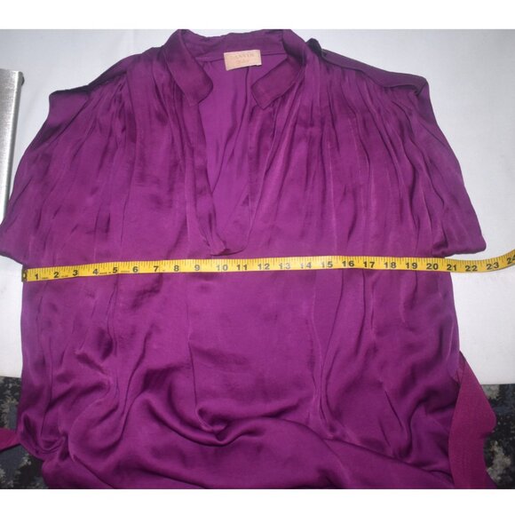 Lanvin 2011 Purple Dress with Sash Belt M - Picture 8 of 9